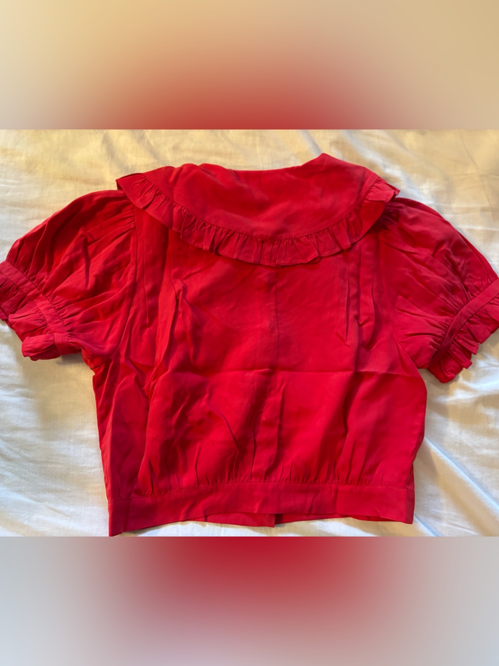 Doen Sparrow top in cerise - Picture 5 of 5